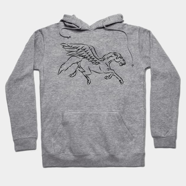 pegasus Hoodie by WhiteRavenAltar